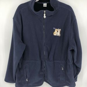 Danbury Mint Fleece Jacket Adorable Cats